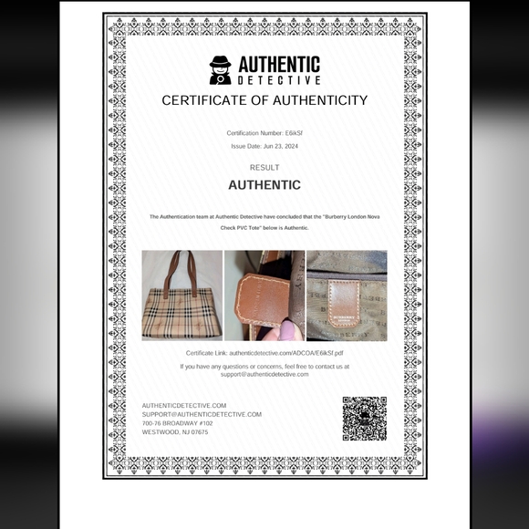 Burberry London Nova Check PVC Leather Haymaker Tote EUC with COA - Picture 2 of 16